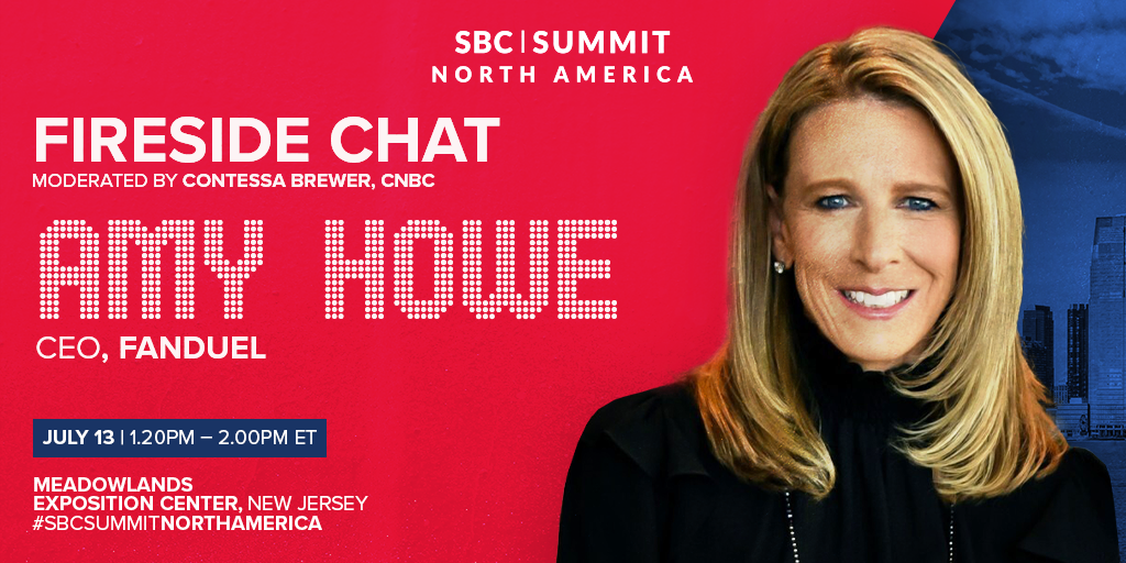 Amy Howe de FanDuel participará en el chat junto a la chimenea principal en SBC Summit North America